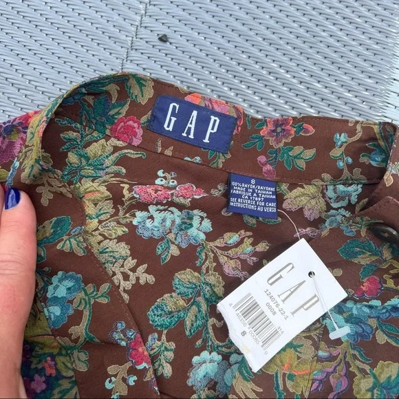 NWT early 2000s Gap Floral skirt - Picture 5 of 7